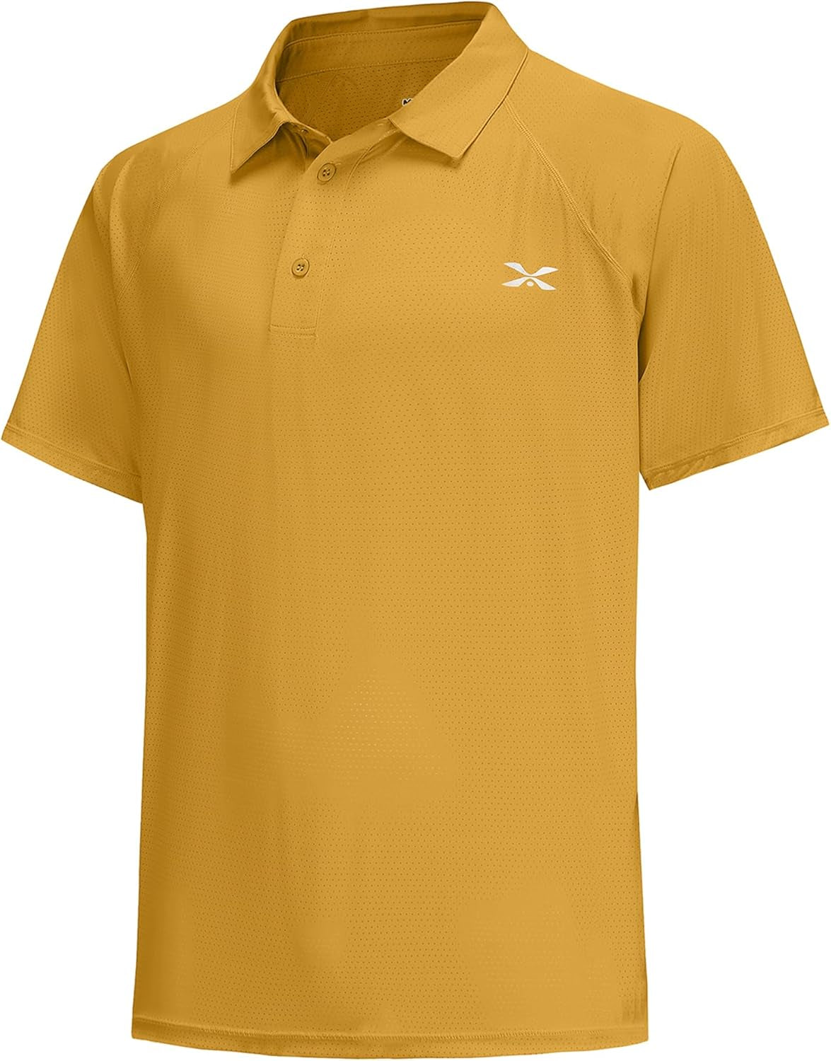 MOHEEN Men'S Moisture Wicking Short Sleeve Polo Shirts UPF 50+ Lightweight Performance Golf Shirts M-6XL