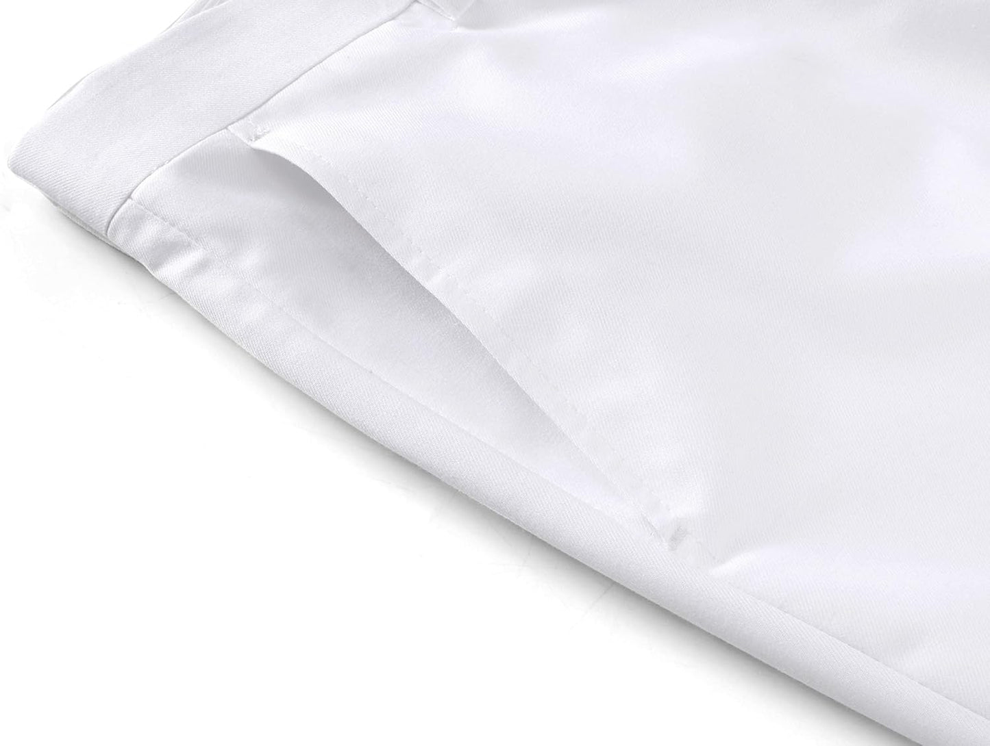 MOGU Mens Front Flat Casual Dress Pants Slim Fit