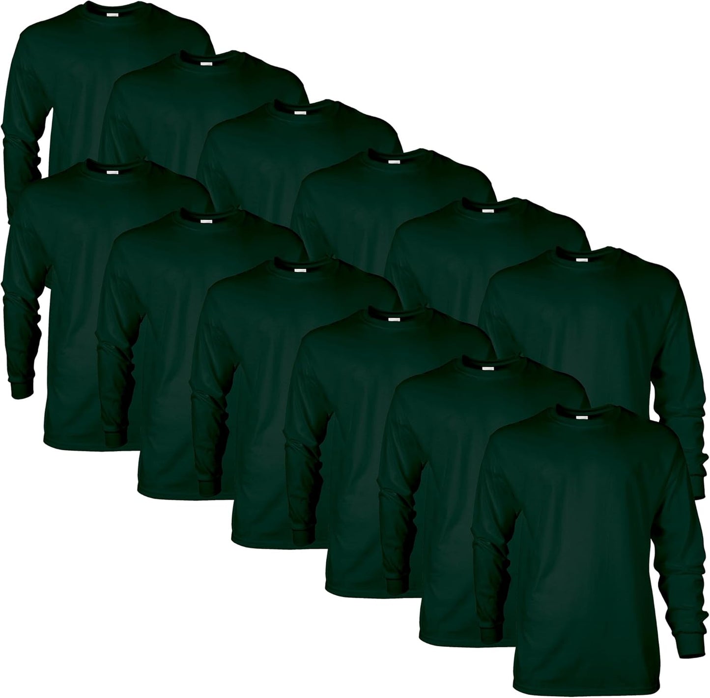 Gildan Adult Ultra Cotton Long Sleeve T-Shirt, Style G2400, Multipack