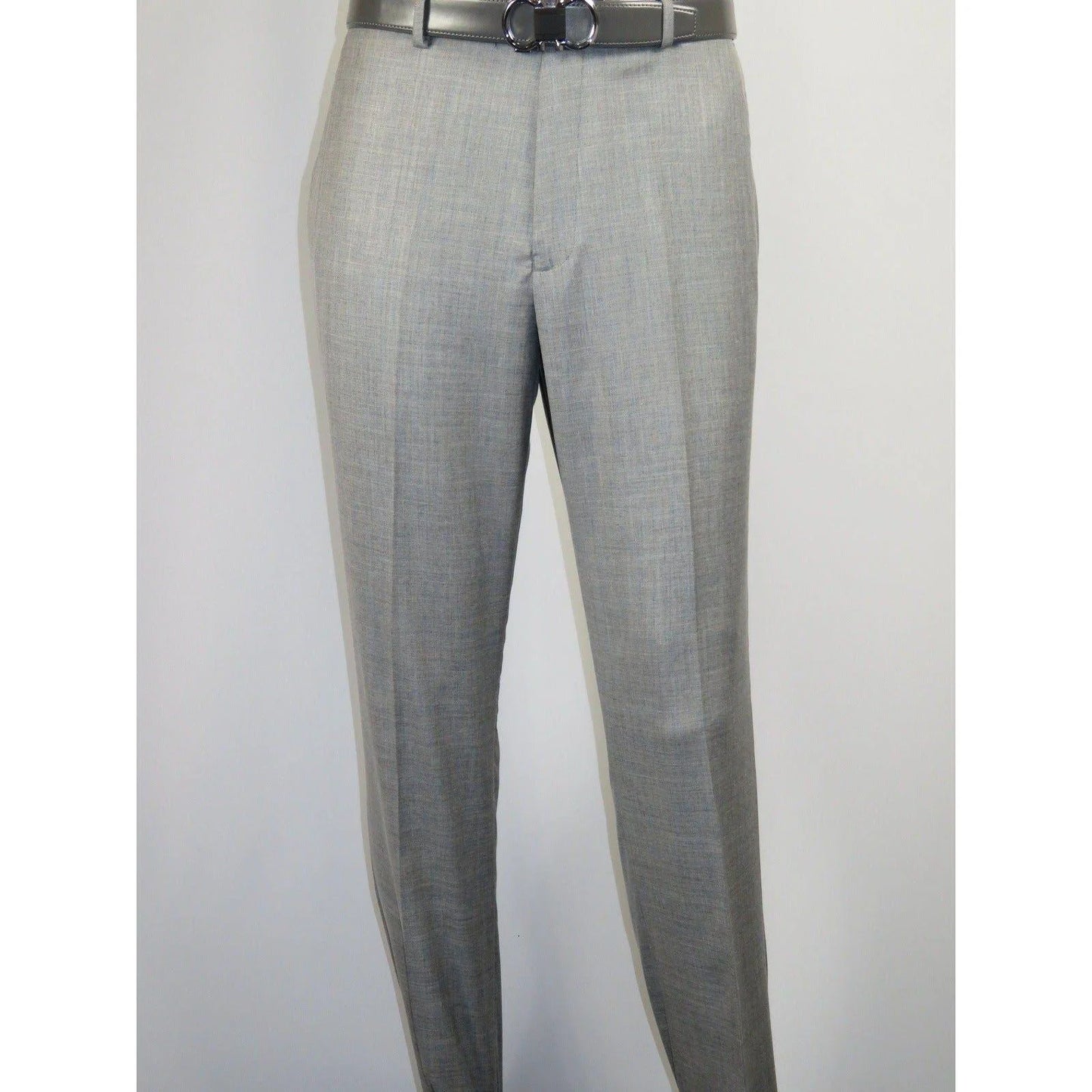 Mens Three Piece Suit Vested Soft Fabric with Sheen M3090 Stone Gray 3Pc