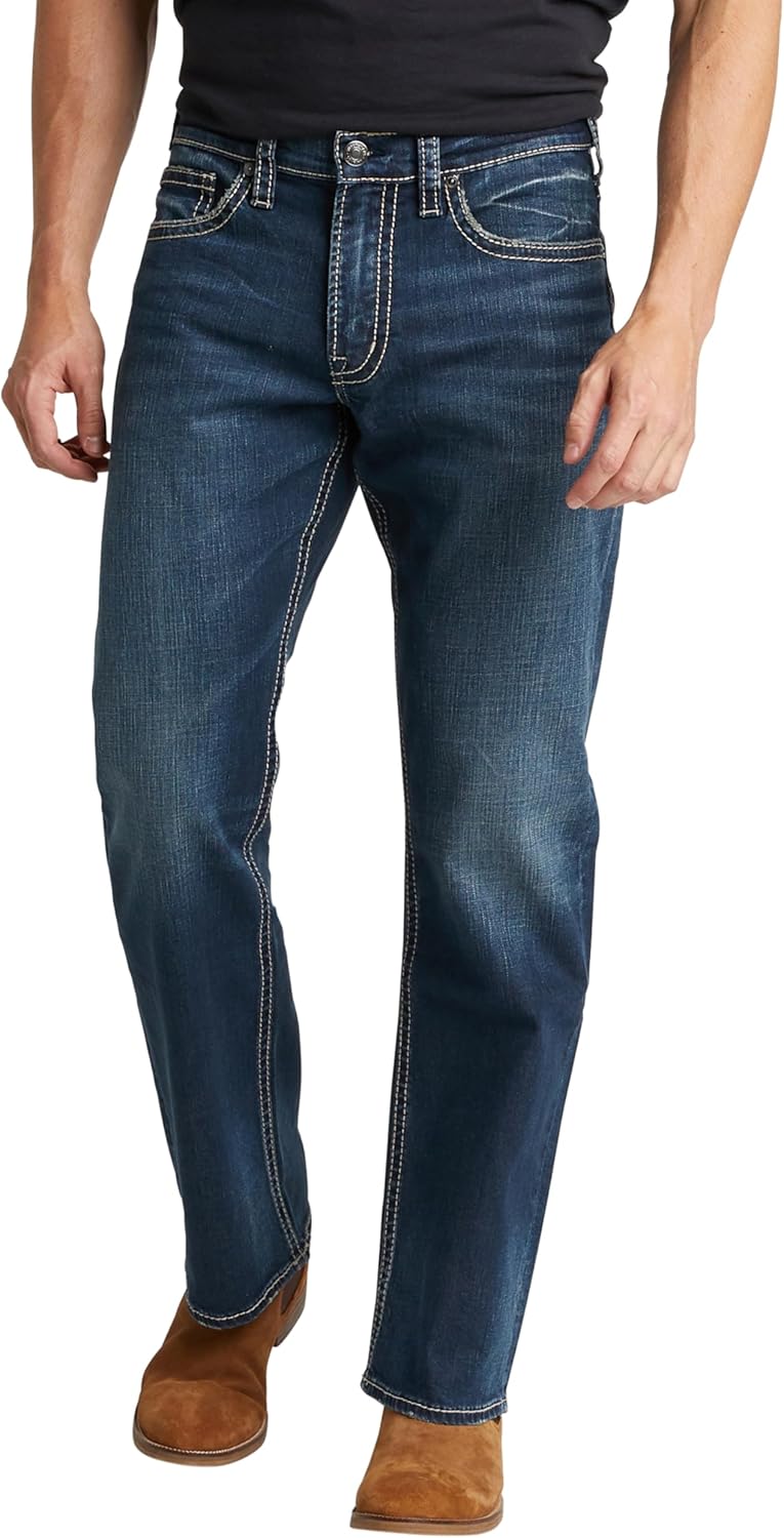 Silver Jeans Co. Men'S Zac Relaxed Fit Straight Leg Jeans