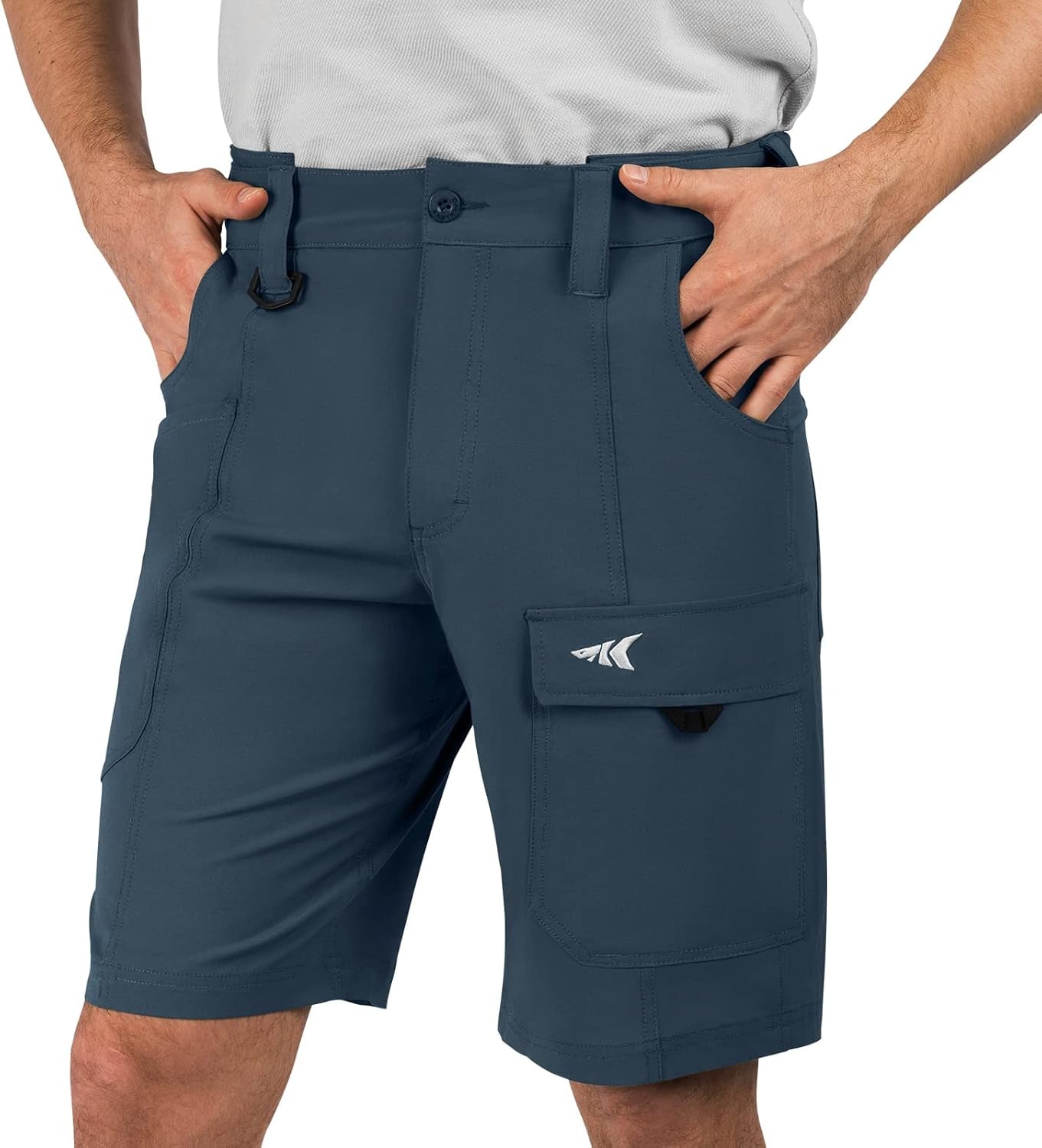 Kastking Rekon Men'S Fishing Cargo Shorts, Quick Dry Casual Hiking Shorts for Men, Travel Golf Camping Tactical