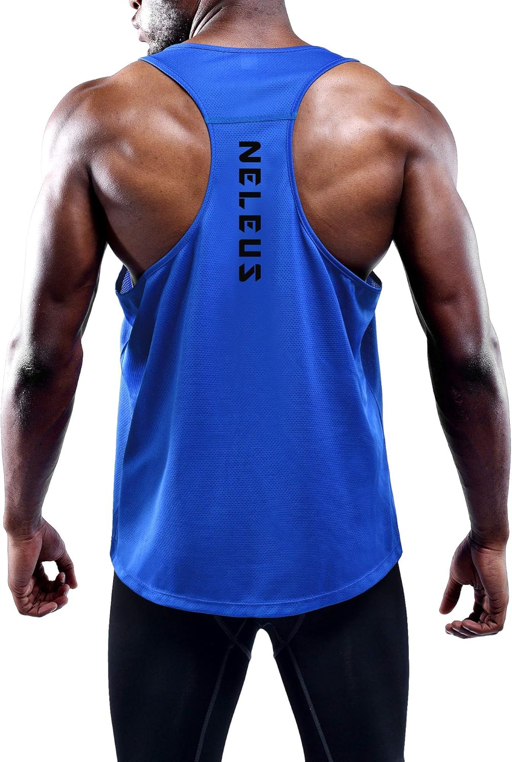 NELEUS Men'S Workout Running Tank Top Sleeveless Gym Athletic Shirts
