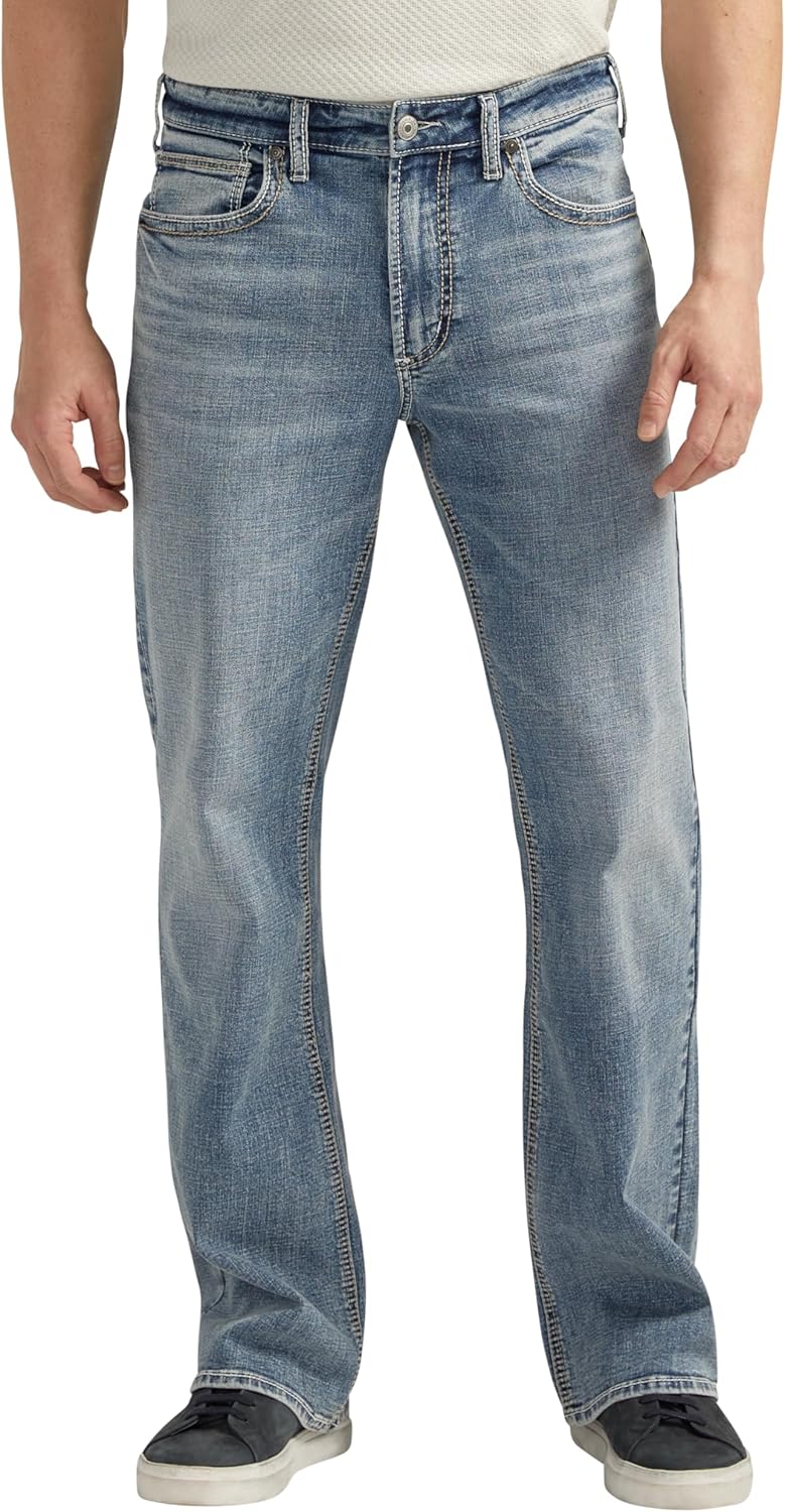 Silver Jeans Co. Men'S Zac Relaxed Fit Straight Leg Jeans