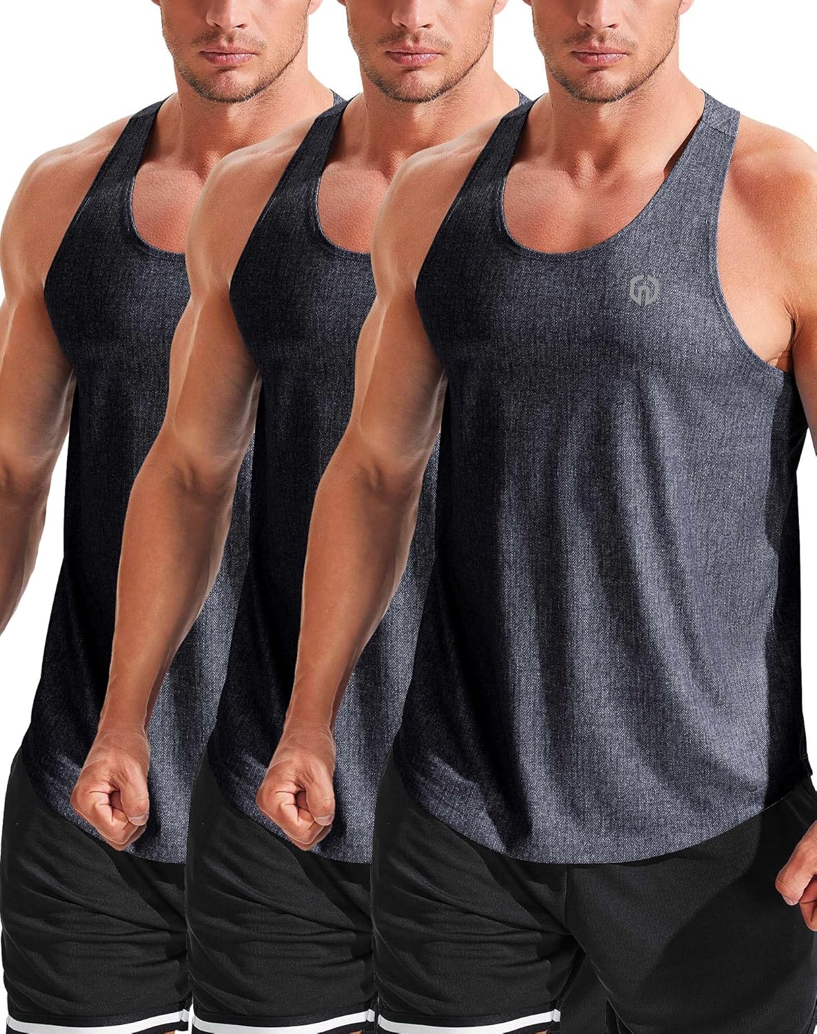 NELEUS Men'S Workout Running Tank Top Sleeveless Gym Athletic Shirts