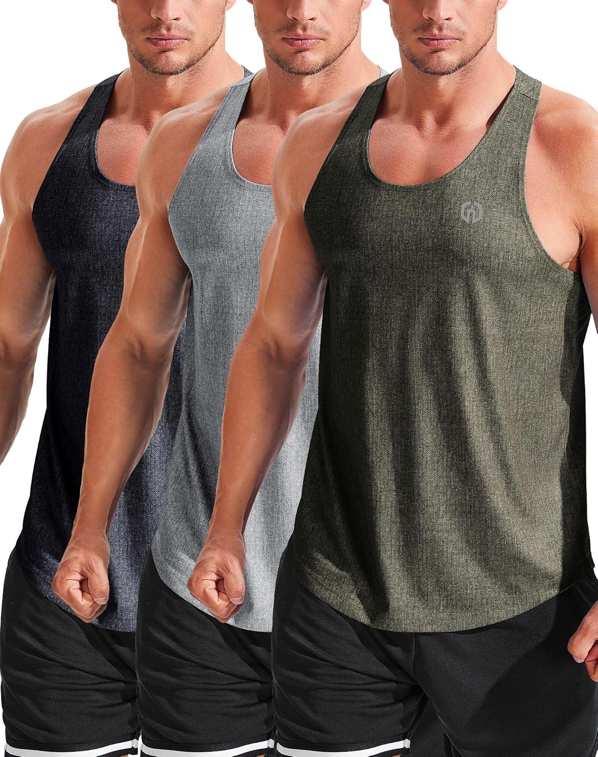 NELEUS Men'S Workout Running Tank Top Sleeveless Gym Athletic Shirts