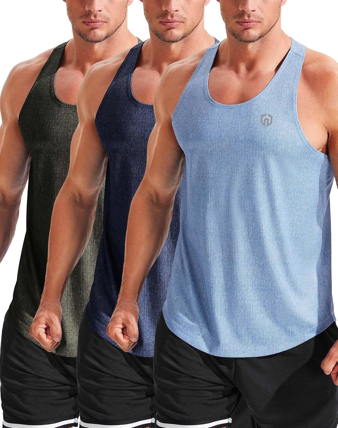 NELEUS Men'S Workout Running Tank Top Sleeveless Gym Athletic Shirts