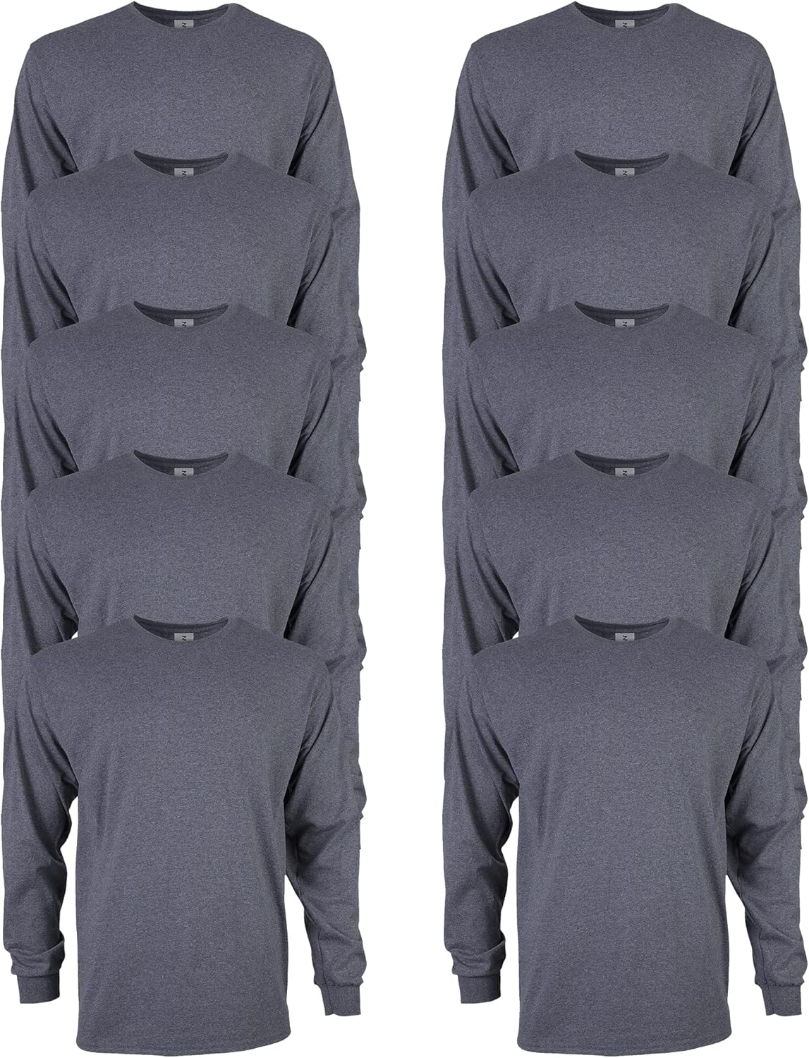Gildan Adult Ultra Cotton Long Sleeve T-Shirt, Style G2400, Multipack