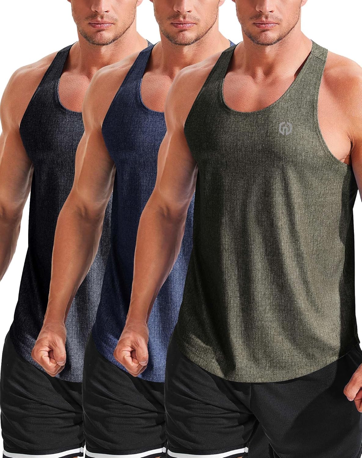 NELEUS Men'S Workout Running Tank Top Sleeveless Gym Athletic Shirts