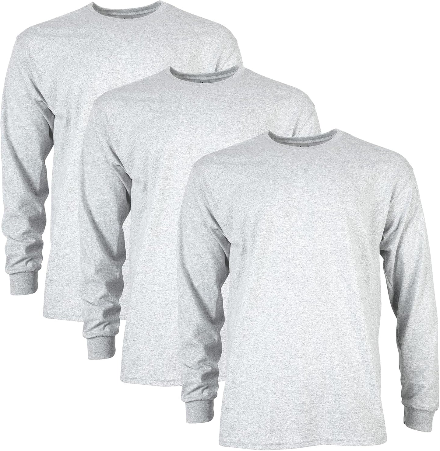 Gildan Adult Ultra Cotton Long Sleeve T-Shirt, Style G2400, Multipack