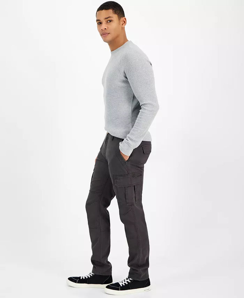 Men'S Garment-Dyed Straight-Fit Morrison Tapered Cargo Pants, Created for Macy'S