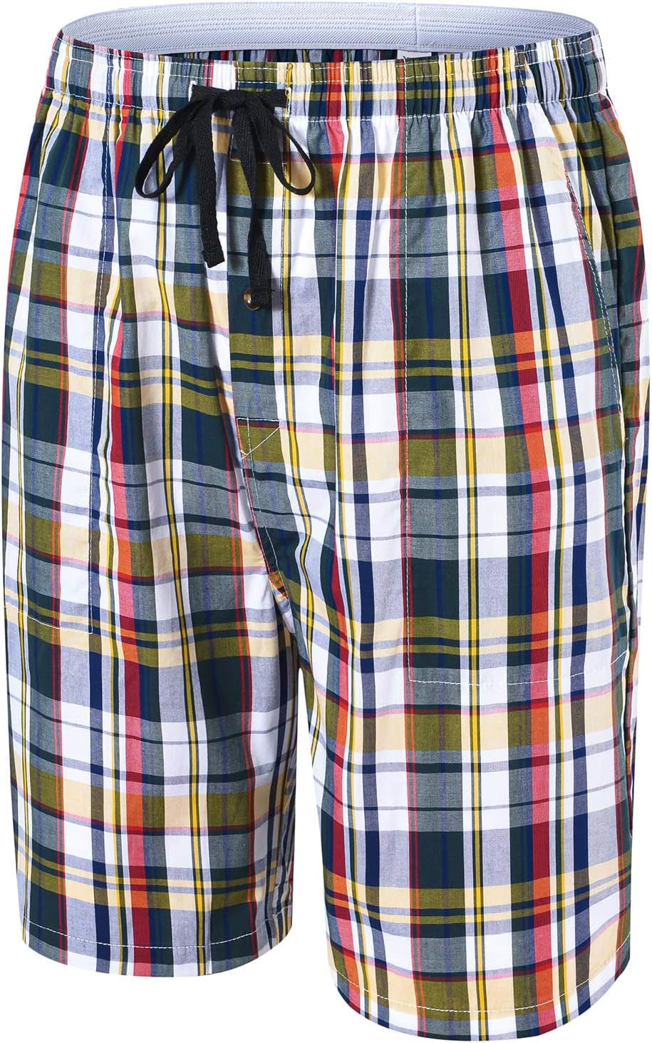 JINSHI Men'S Sleep Shorts Lounge Sleepwear 3PACK