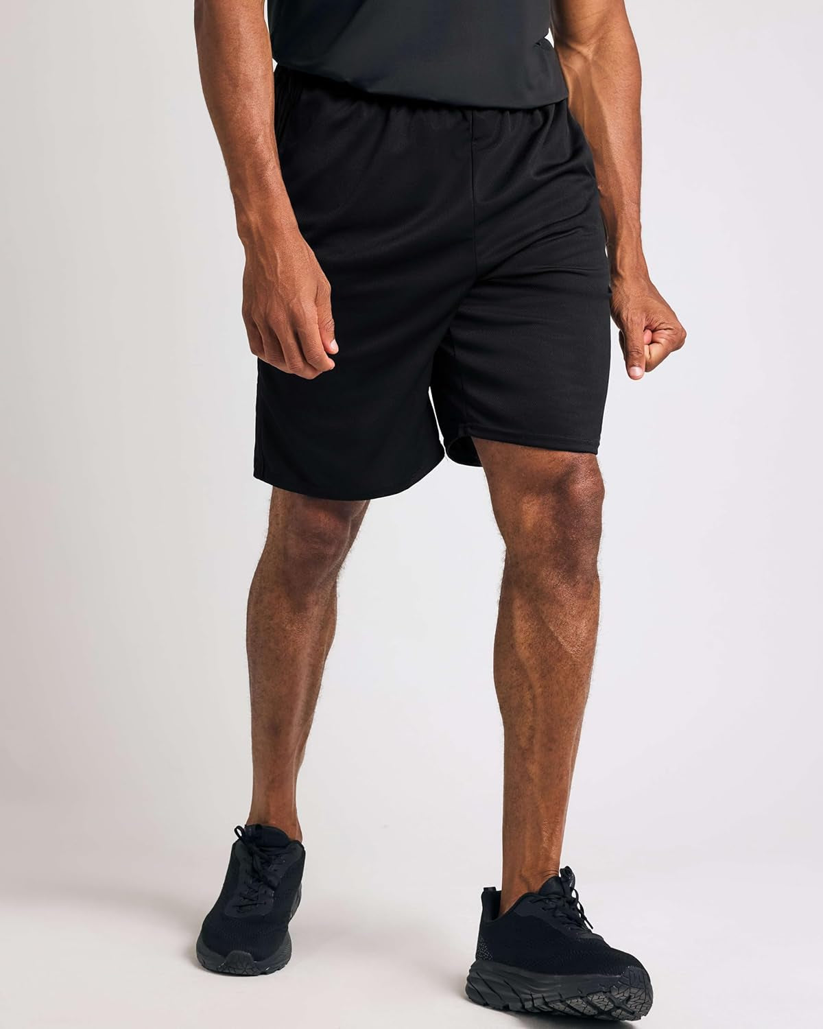 Real Essentials: Men’S 5 Pack 9" Mesh Shorts – Athletic Gym, Workout, Basketball, Running, Casual Lounge Activewear Pockets