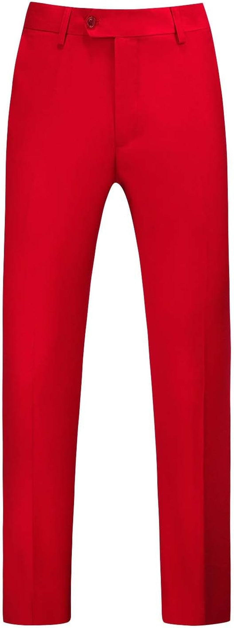 MOGU Mens Front Flat Casual Dress Pants Slim Fit