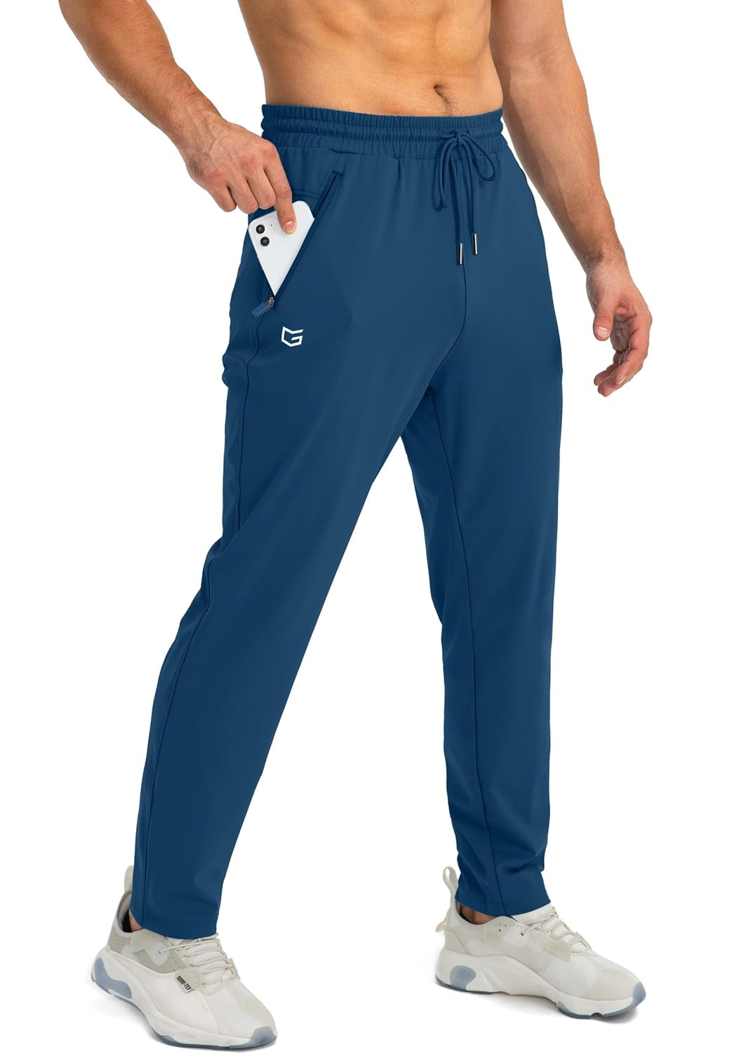 G Gradual Men'S Sweatpants with Zipper Pockets Tapered Joggers for Men Athletic Pants for Workout, Jogging, Running