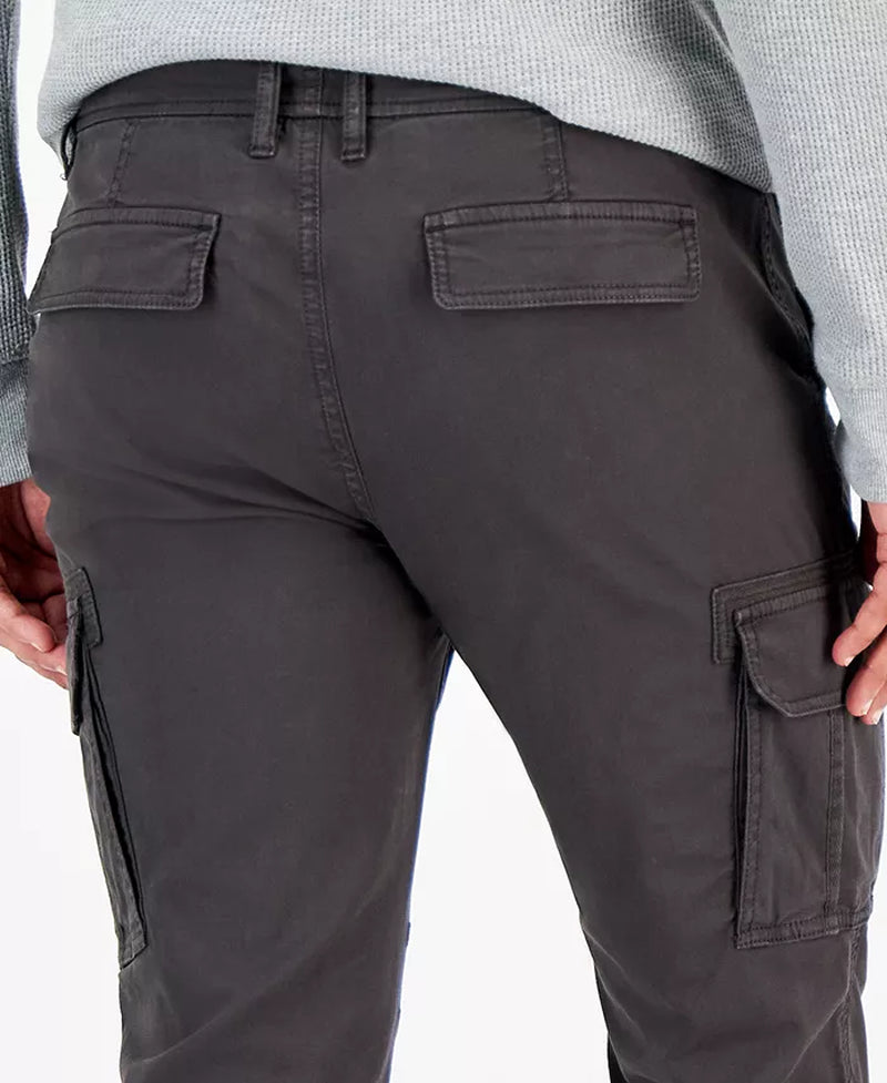 Men'S Garment-Dyed Straight-Fit Morrison Tapered Cargo Pants, Created for Macy'S