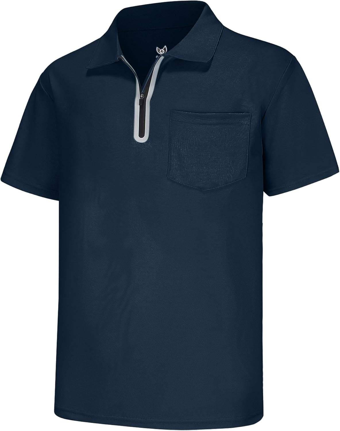 MOHEEN Men'S Moisture Wicking Short Sleeve Polo Shirts UPF 50+ Lightweight Performance Golf Shirts M-6XL