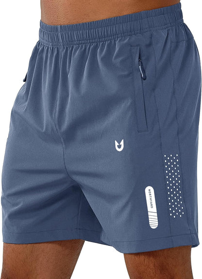 NORTHYARD Men'S Athletic Running Shorts Quick Dry Workout Shorts 7"/ 5"/ 9" Lightweight Sports Gym Basketball Tennis Hiking