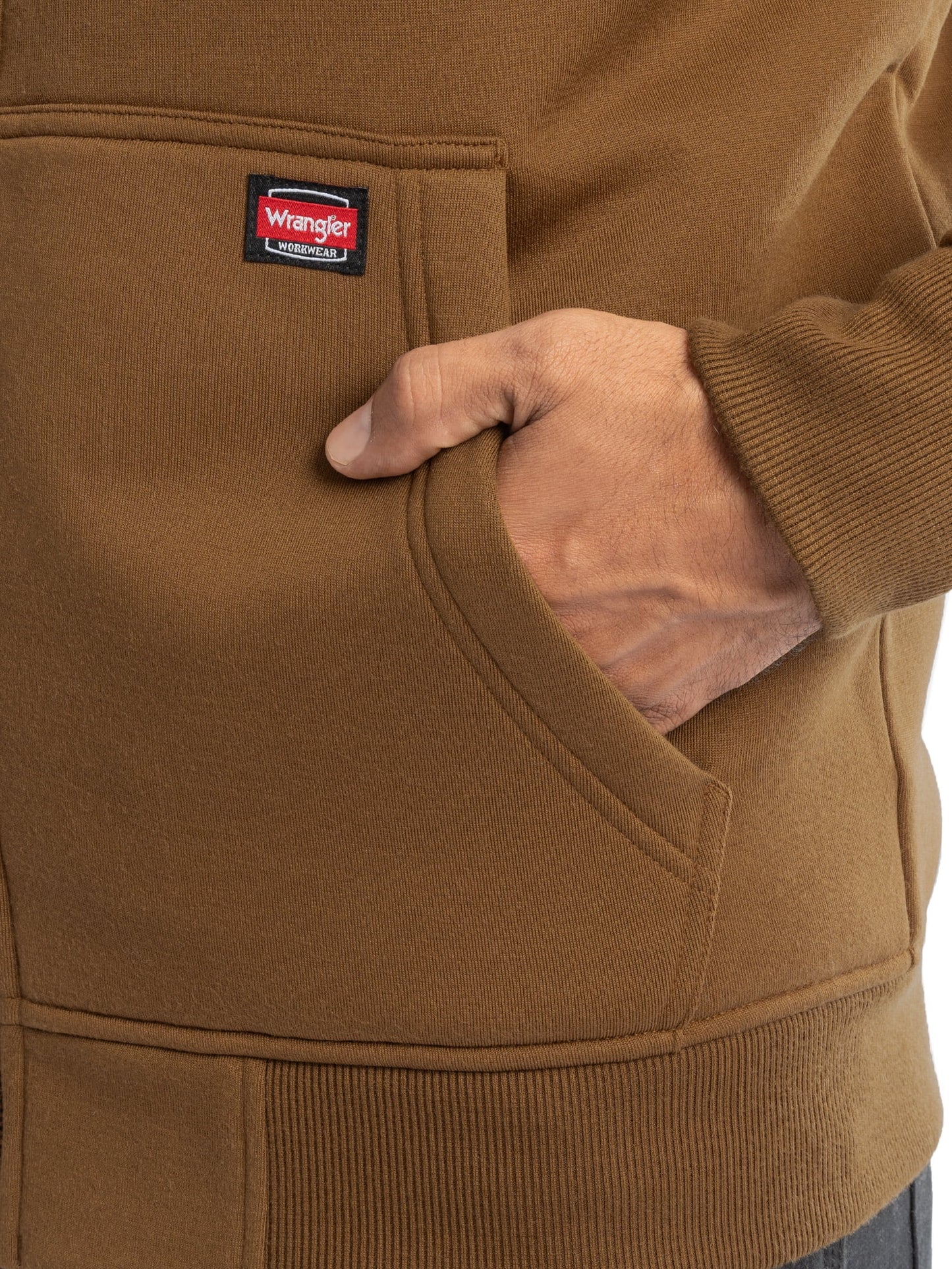 Workwear Men'S Durable Quilted Zip-Up Fleece Hooded Jacket, S-3XL (Men'S and Big Men'S)