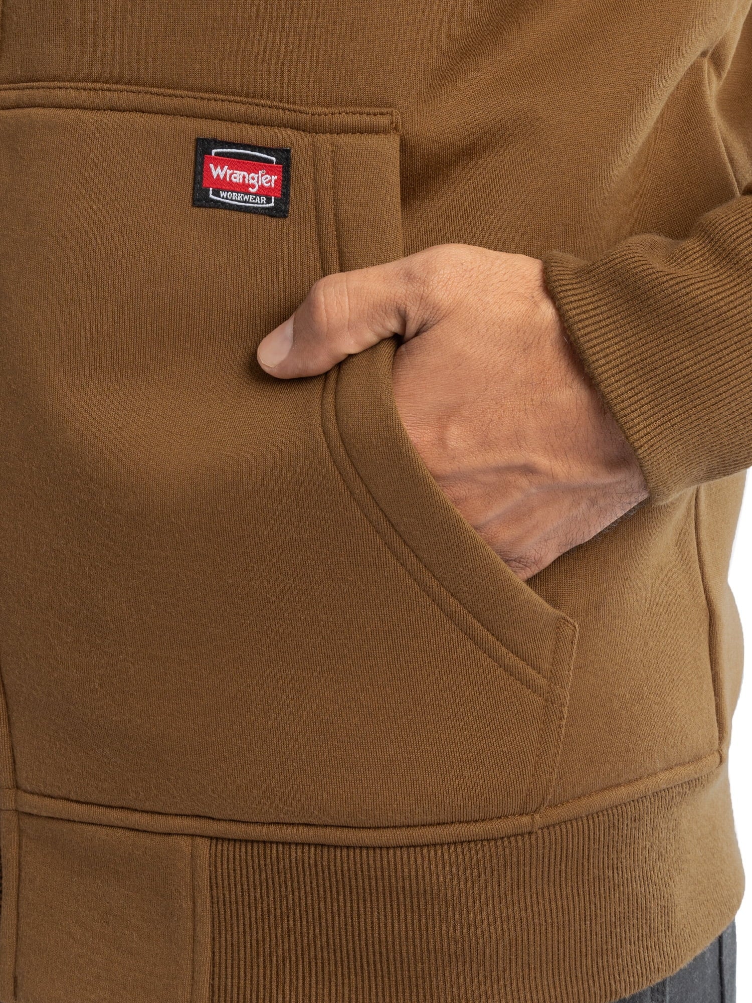 Workwear Men'S Durable Quilted Zip-Up Fleece Hooded Jacket, S-3XL (Men'S and Big Men'S)