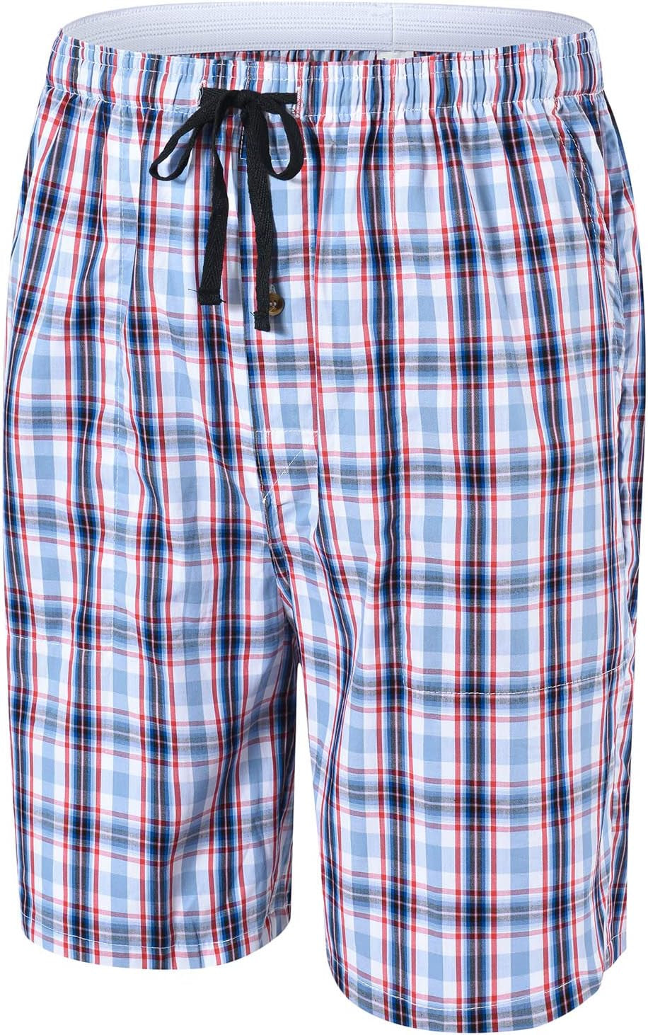JINSHI Men'S Sleep Shorts Lounge Sleepwear 3PACK