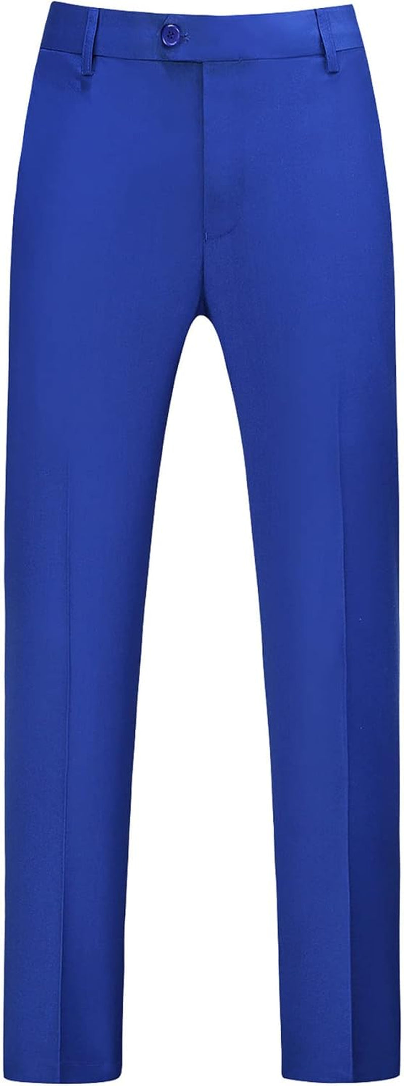 MOGU Mens Front Flat Casual Dress Pants Slim Fit