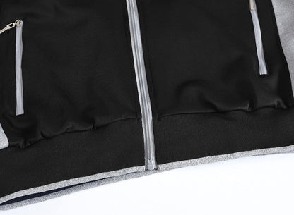 BGOWATU Men'S Tracksuits 2 Piece Running Jackets Athletic Pants Sports Suit with Zipper Pockets