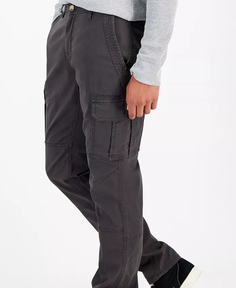 Men'S Garment-Dyed Straight-Fit Morrison Tapered Cargo Pants, Created for Macy'S