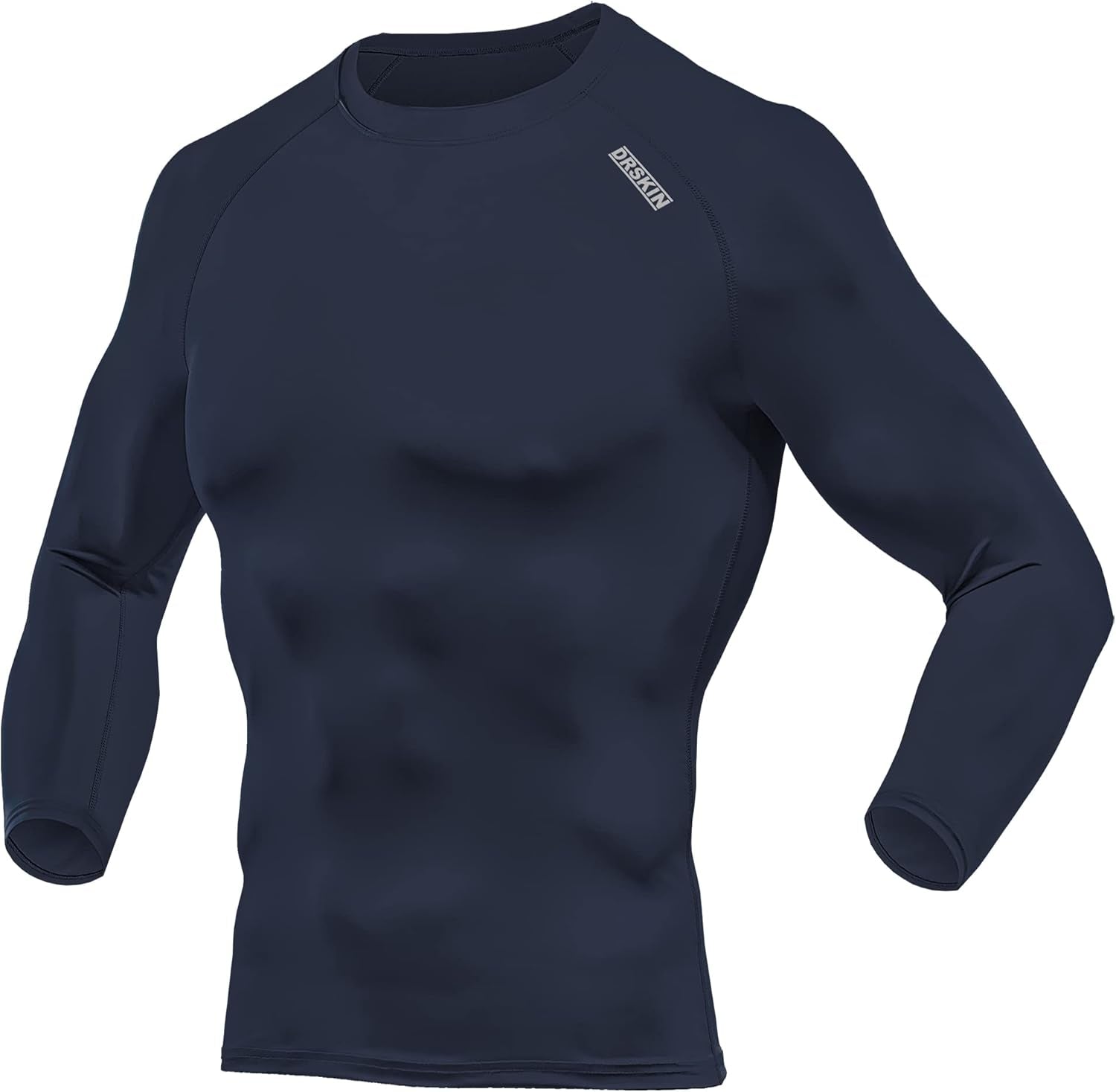 DRSKIN 4, 3, 2 or 1 Pack Men'S Compression Shirts Top Long Sleeve Sports Baselayer Workout Running Athletic Active