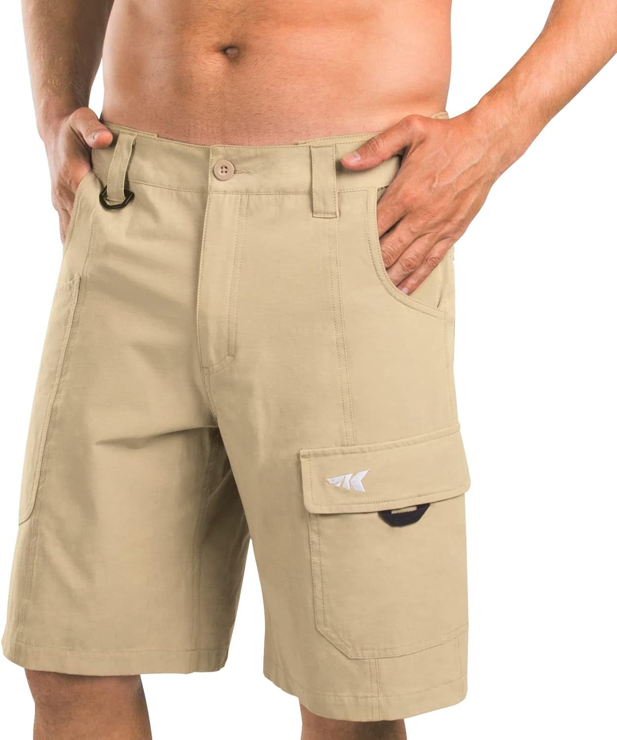 Kastking Rekon Men'S Fishing Cargo Shorts, Quick Dry Casual Hiking Shorts for Men, Travel Golf Camping Tactical
