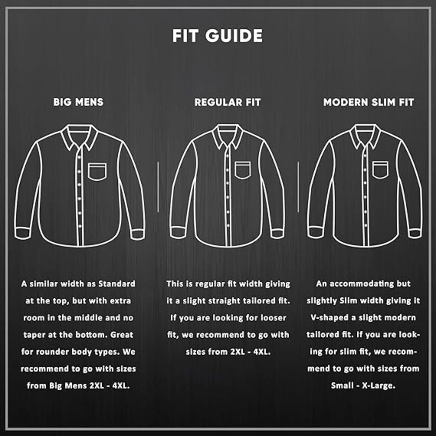 Oxford Men’S Dress Shirt, 4 Pack, Long Sleeve Button Down, Casual Fit with Big and Tall Sizes, Solid Modern Colors