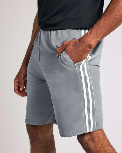 Real Essentials: Men’S 5 Pack 9" Mesh Shorts – Athletic Gym, Workout, Basketball, Running, Casual Lounge Activewear Pockets