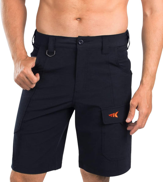 Kastking Rekon Men'S Fishing Cargo Shorts, Quick Dry Casual Hiking Shorts for Men, Travel Golf Camping Tactical