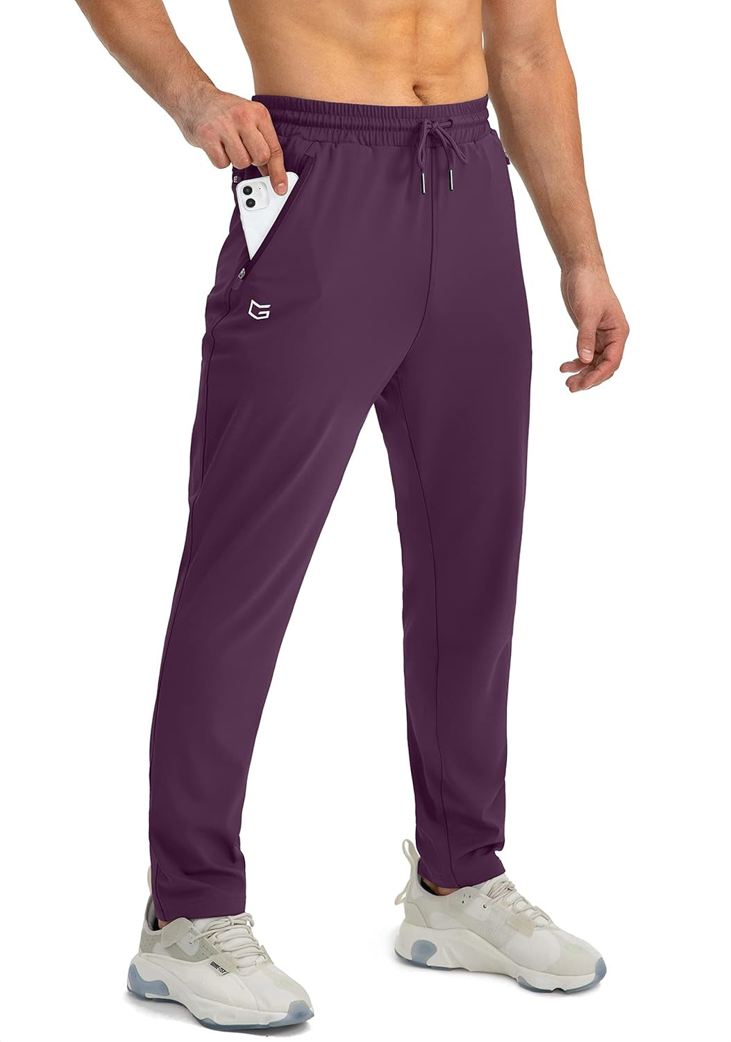 G Gradual Men'S Sweatpants with Zipper Pockets Tapered Joggers for Men Athletic Pants for Workout, Jogging, Running