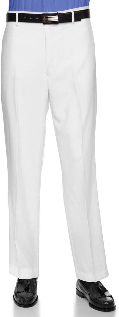 RGM Mens Dress Pants Flat Front - Machine Washable Casual Pants Comfortable for Everyday Wear - Versatile Suit Pant for Work