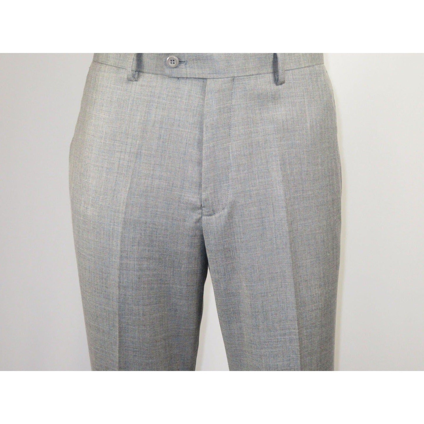 Mens Three Piece Suit Vested  Soft Fabric with Sheen M3090 Stone Gray 3Pc