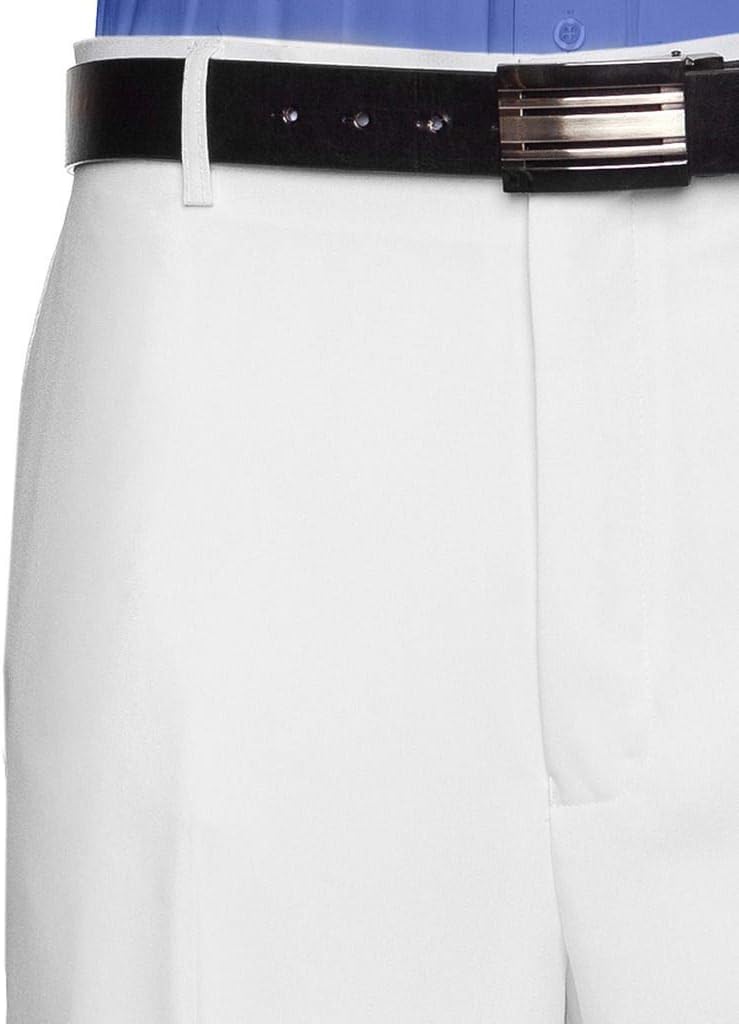 RGM Mens Dress Pants Flat Front - Machine Washable Casual Pants Comfortable for Everyday Wear - Versatile Suit Pant for Work