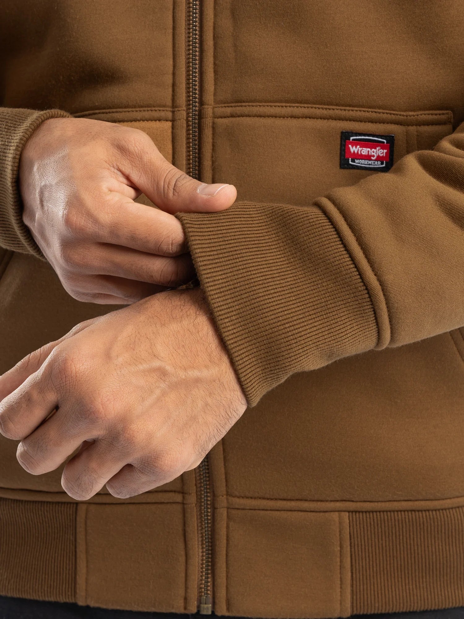 Workwear Men'S Durable Quilted Zip-Up Fleece Hooded Jacket, S-3XL (Men'S and Big Men'S)