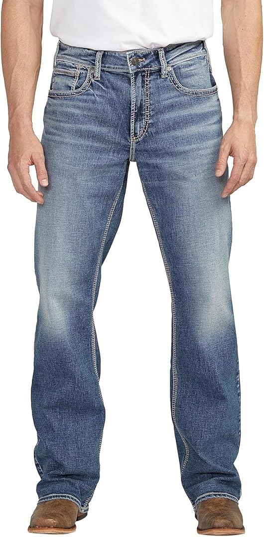 Silver Jeans Co. Men'S Zac Relaxed Fit Straight Leg Jeans