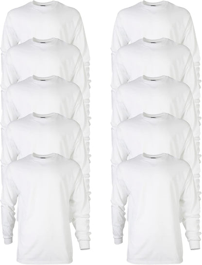 Gildan Adult Ultra Cotton Long Sleeve T-Shirt, Style G2400, Multipack