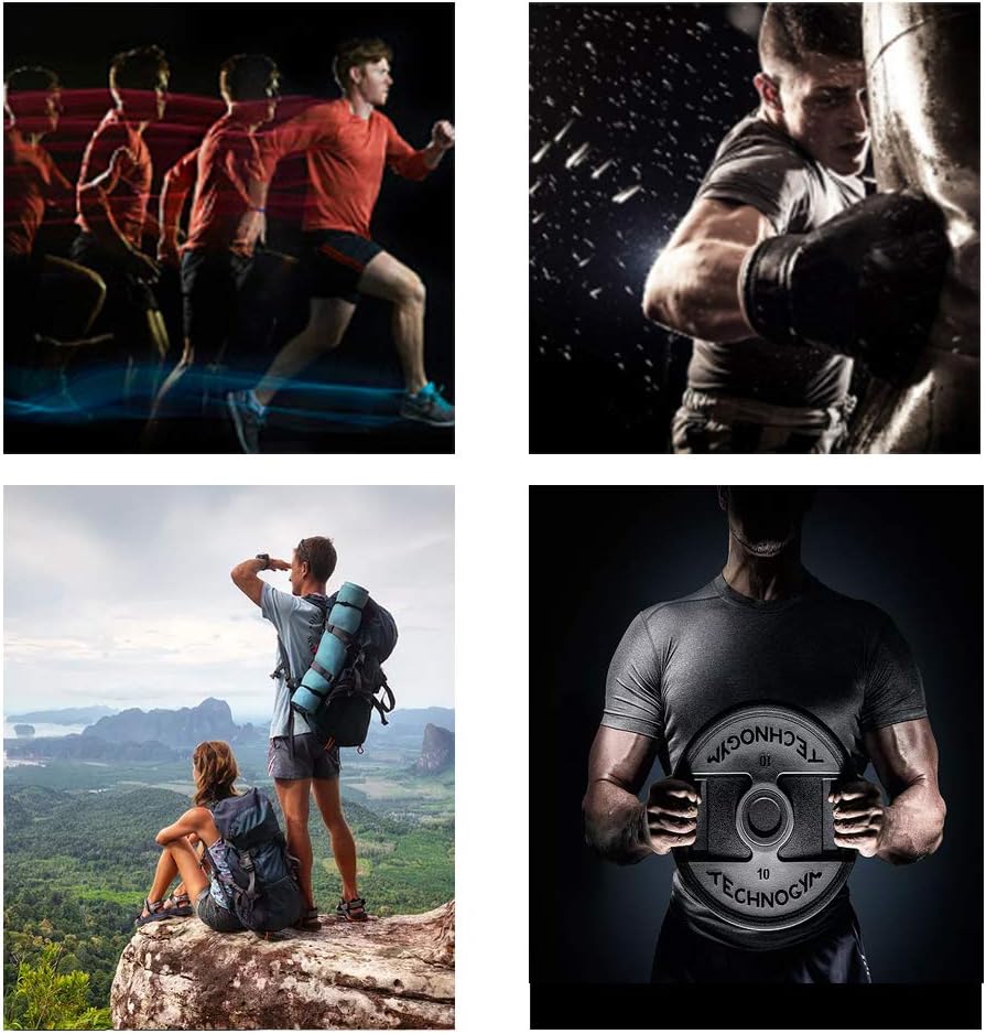 Frueo Men'S 1/3 Pack Workout Shirts Quick Dry Moisture Wicking Short Sleeve Mesh Athletic T-Shirts