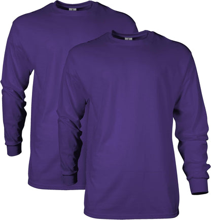 Gildan Adult Ultra Cotton Long Sleeve T-Shirt, Style G2400, Multipack