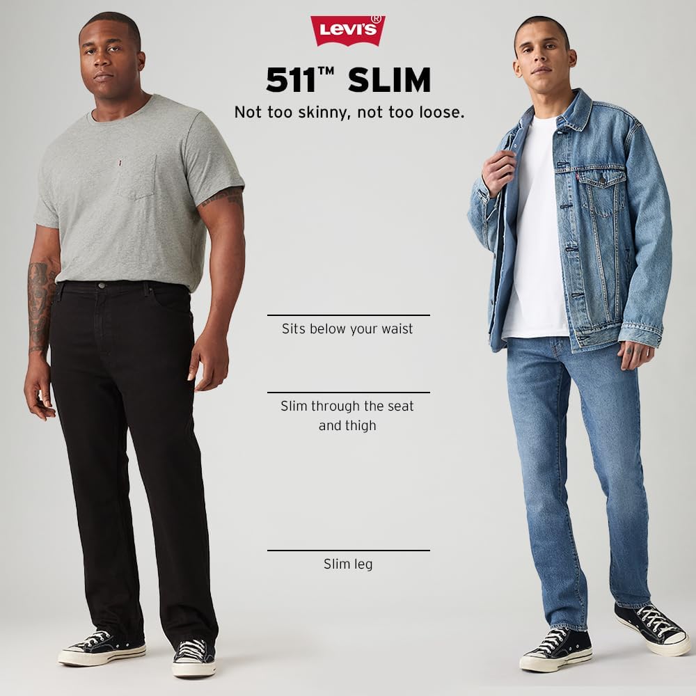 Levi'S Men'S 511 Slim Fit Jeans (Also Available in Big & Tall)