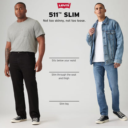 Levi'S Men'S 511 Slim Fit Jeans (Also Available in Big & Tall)
