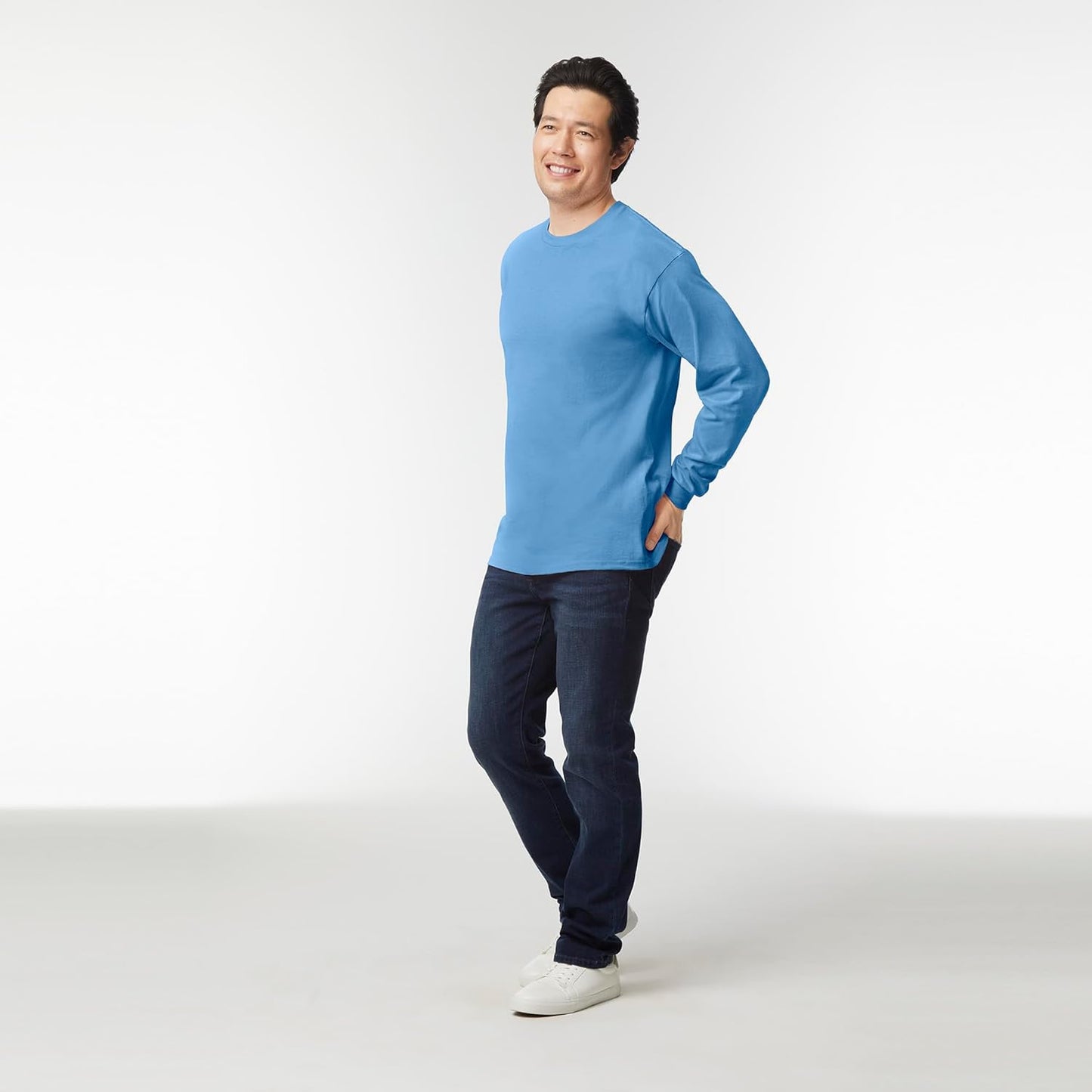 Gildan Adult Ultra Cotton Long Sleeve T-Shirt, Style G2400, Multipack