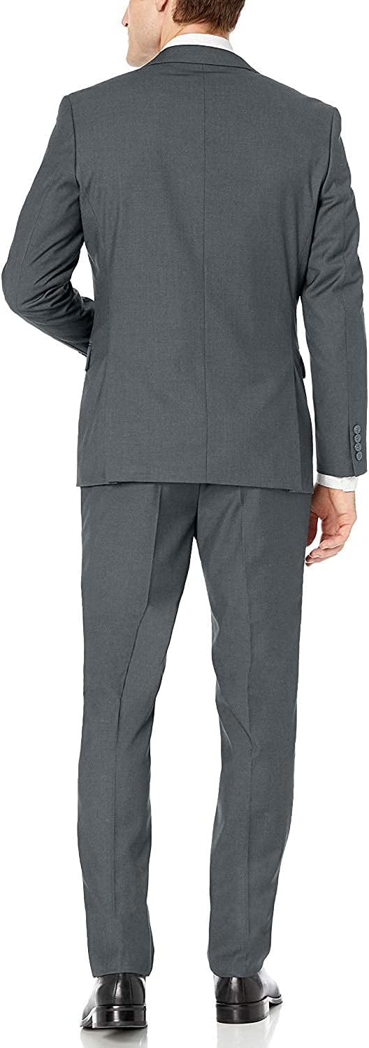 Adam Baker Men'S Classic Fit 3-Piece (Jacket, Vets, Trousers) Vested Suit Set - Many Sizes & Colors Available