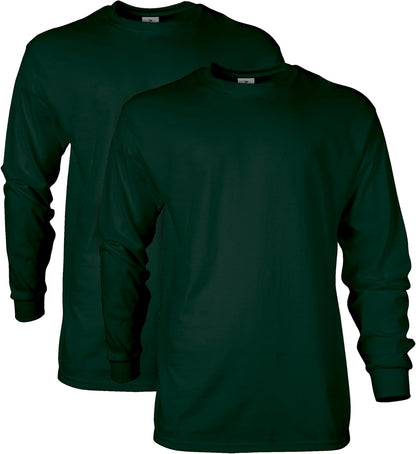 Gildan Adult Ultra Cotton Long Sleeve T-Shirt, Style G2400, Multipack