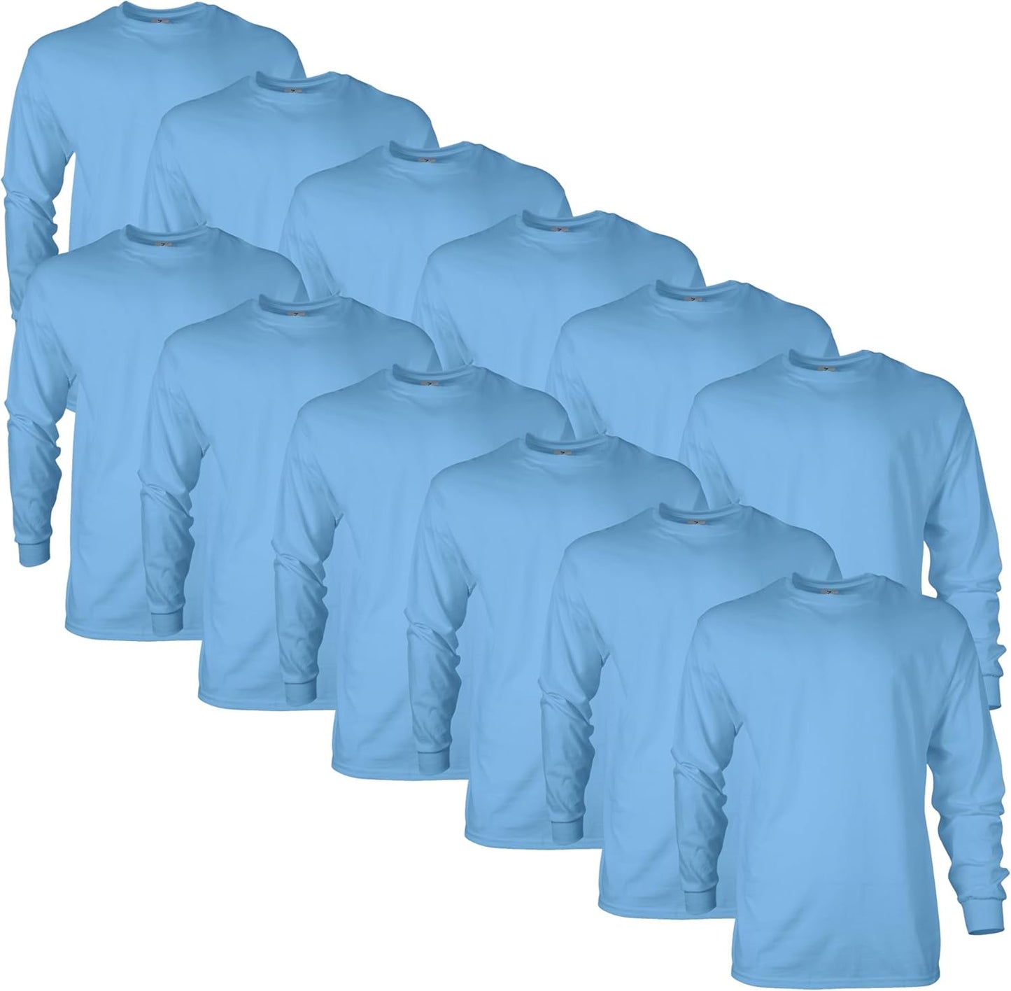 Gildan Adult Ultra Cotton Long Sleeve T-Shirt, Style G2400, Multipack
