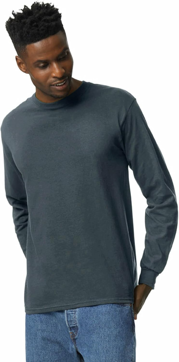 Gildan Adult Ultra Cotton Long Sleeve T-Shirt, Style G2400, Multipack