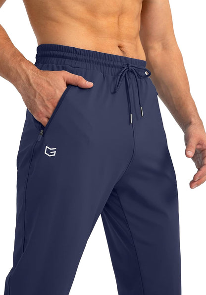 G Gradual Men'S Sweatpants with Zipper Pockets Tapered Joggers for Men Athletic Pants for Workout, Jogging, Running